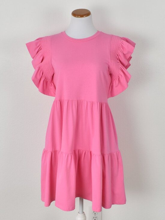 English Factory Dresses & Skirts - English Factory Knit Ruffled Mini Dress - S